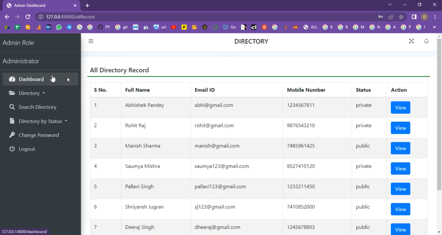 Business Directory Management System in Django Python
